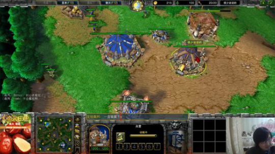 我在斗鱼看大帝LioN直播魔兽争霸