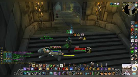 魔兽世界怀旧服：小伙单人通灵学院摸金，进门及击杀血肉傀儡全程