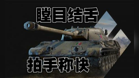 坦克世界 天秀队友一动不动排一排