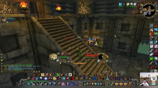 魔兽世界怀旧服：小伙单人通灵摸金，院长办公室一楼三个老师下班