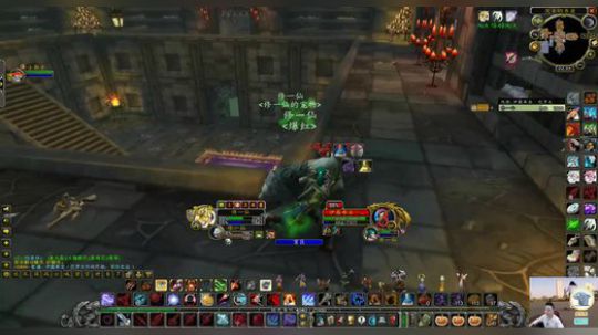 魔兽世界怀旧服：小伙单人通灵摸金，院长办公室二楼三个老师下班