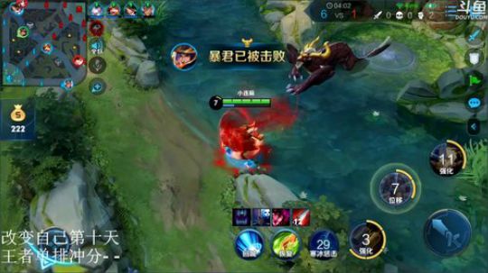 我在斗鱼看林蒙m直播王者荣耀