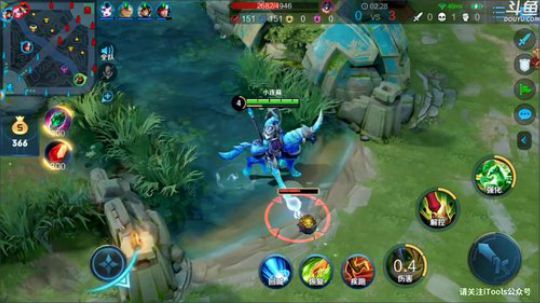 我在斗鱼看林蒙m直播王者荣耀