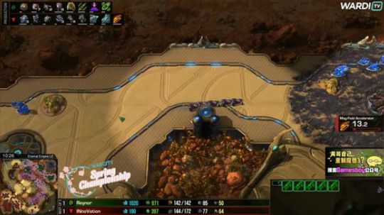 我在斗鱼看scboy直播星际争霸