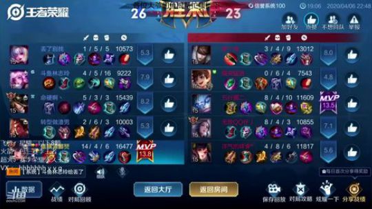 魔猪：国服百里  wx上车稳稳哒 2020-04-06 22点场