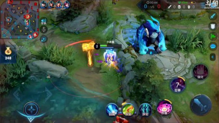 我在斗鱼看林蒙m直播王者荣耀