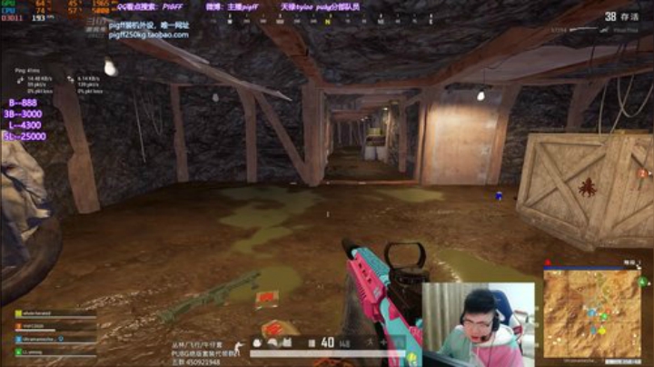 我在斗鱼看pigff直播绝地求生