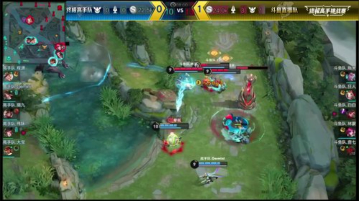 斗鱼队林蒙闪现追击！Gemini马可回头闪现开大1换1