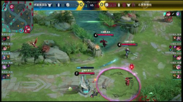 高手队司马懿配合队友越塔击杀林蒙拿下双杀