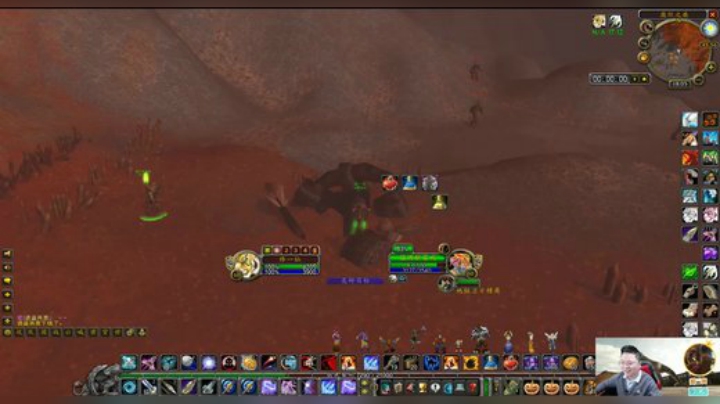 魔兽世界怀旧服：小伙诅咒之地偶遇练习单刷恶魔的猎人，太乐呵了