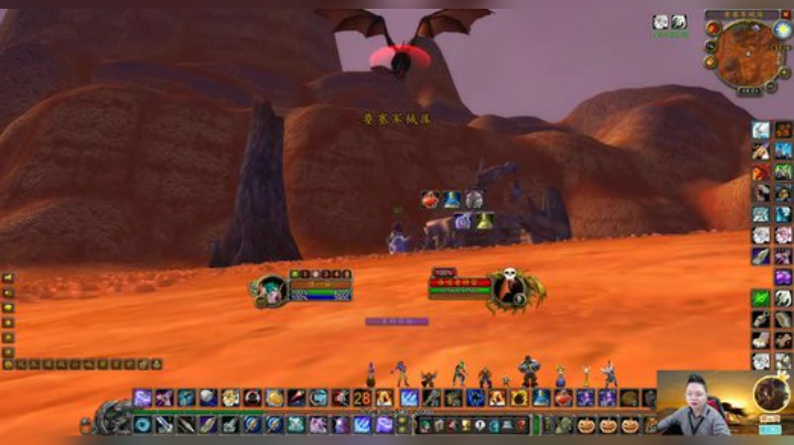 魔兽世界怀旧服：诅咒之地的霸主！飞翔的身姿太帅了，小伙很眼馋