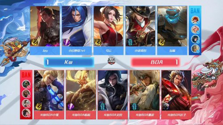 斗鱼王者荣耀大师赛_W3D1 Kw vs BOA 3