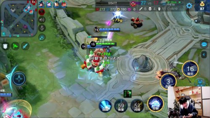 我在斗鱼看DL丶拖米直播王者荣耀