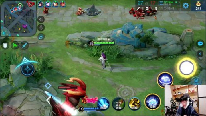 我在斗鱼看DL丶拖米直播王者荣耀