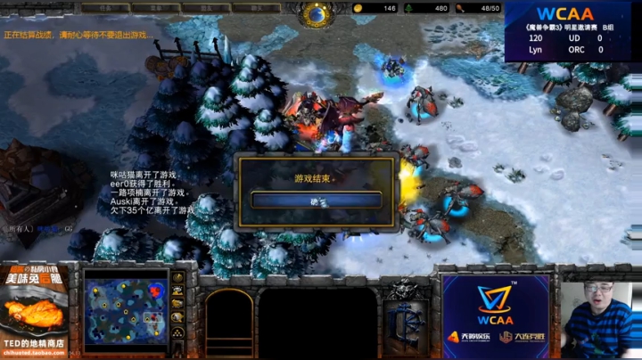 【TED出品】WCAA 8强败决 Lyn vs 120 少采