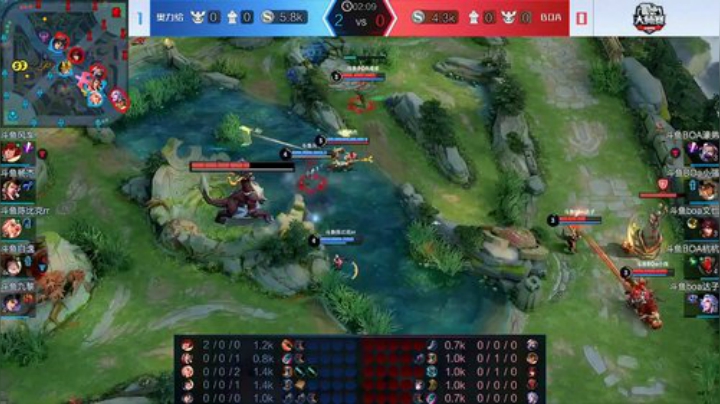 斗鱼王者荣耀大师赛_W4D1 BOA vs 奥力给_2