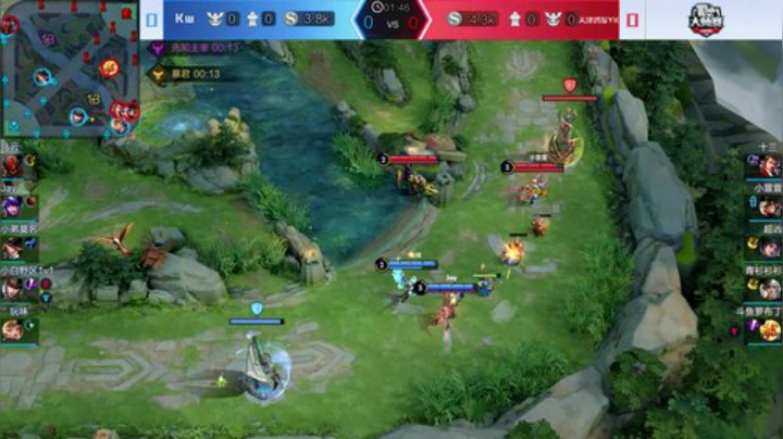 斗鱼王者荣耀大师赛_W5D1 Kw vs 天津鸿发YK_1