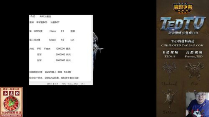 【TED出品】AWL决赛 Moon vs Lyn 上 打的