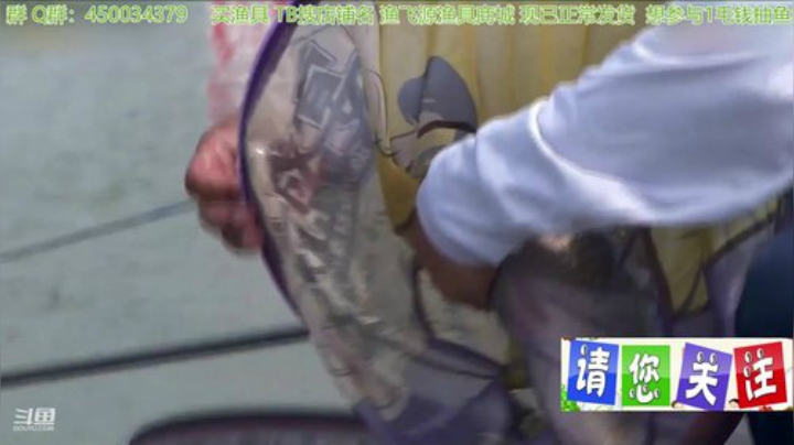我在斗鱼看贱贱钓鱼直播户外