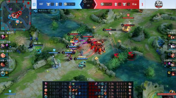 斗鱼王者荣耀大师赛_W5D6 Kw vs HF_1