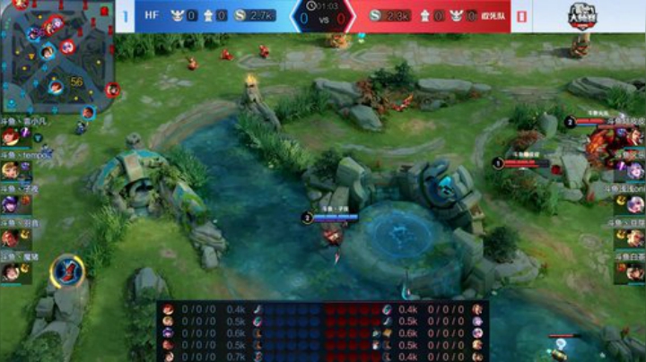 斗鱼王者荣耀大师赛_W5D7 敢死队 vs HF_2