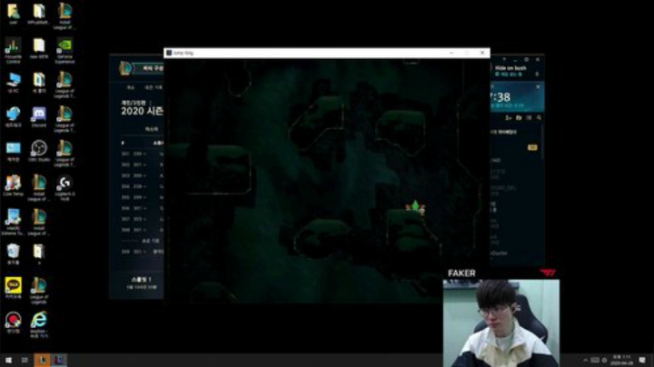 T1 faker 直播 2020-04-28 11点场