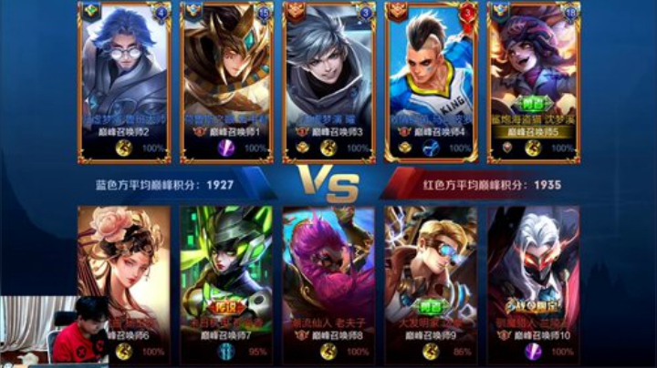 九日：巅峰赛 2020-04-29 19点场