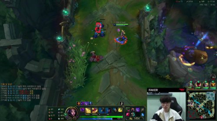T1 faker 直播 2020-04-28 22点场