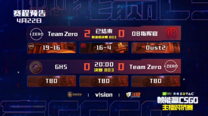【帧能赢】OB指挥官 vs Zero 2020-04-22 18点场