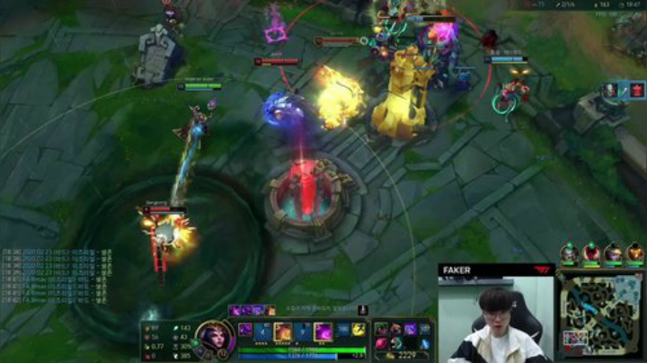 我在斗鱼看T1直播faker直播英雄联盟