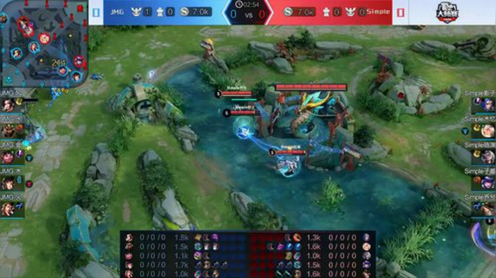 斗鱼大师赛季后赛_W1D1 JMG vs Simple 1