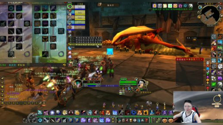 魔兽世界怀旧服：潜行者加满世界BUF彪输出！小红龙：什么BU