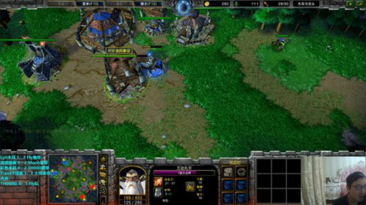 我在斗鱼看大帝LioN直播魔兽争霸