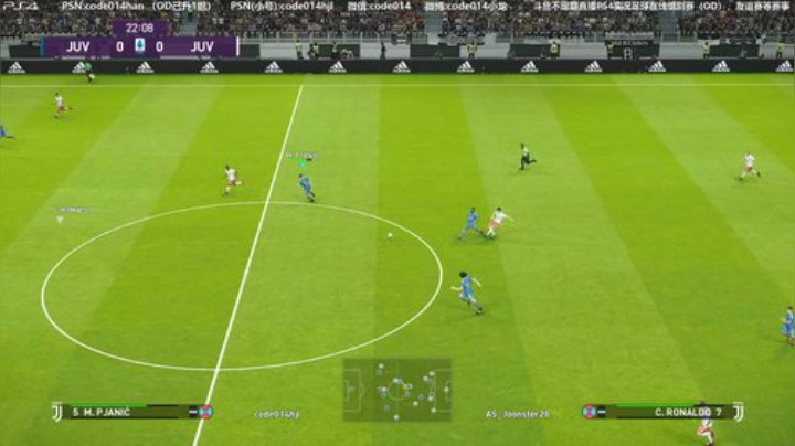 实况足球PS4 pes2020 实况2020 od逆转大胜