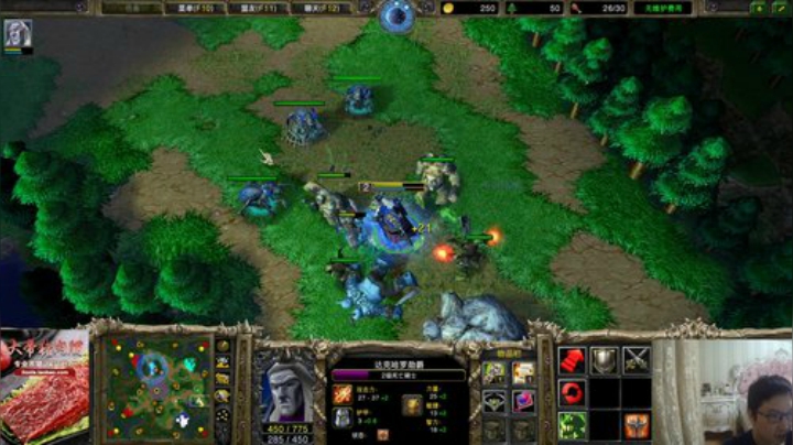 我在斗鱼看大帝LioN直播魔兽争霸