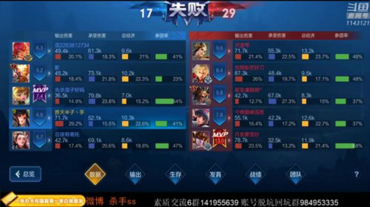 李白巅峰赛屠龙. 2020-05-30 23点场
