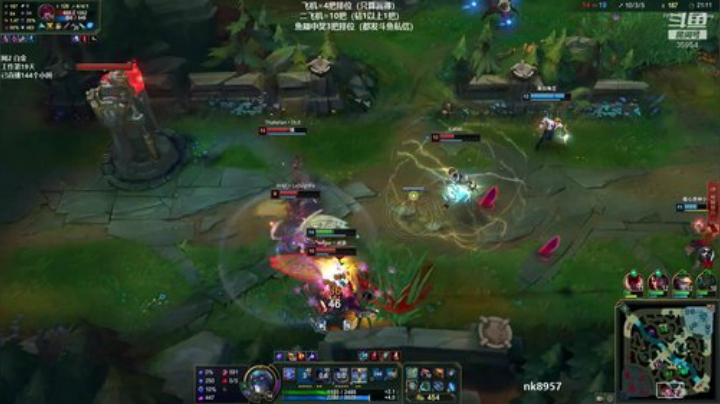 我在斗鱼看恶魔神直播英雄联盟