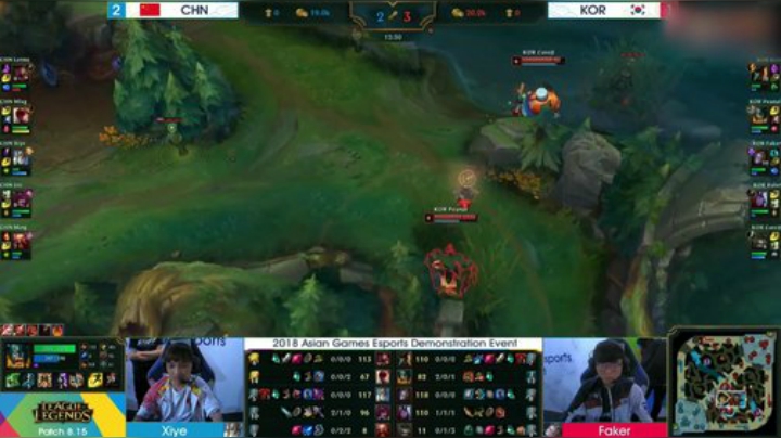 2018亚运会-LOL项目决赛-韩国VS中国4