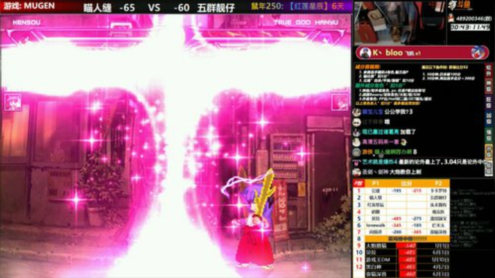 【MUGEN】大炮别这样 2020-06-03 21点场
