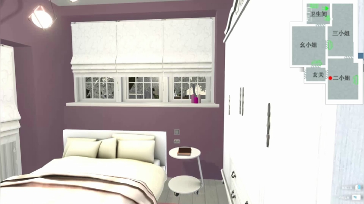 假如九菜盒子同住一栋别墅 之 二、三、幺小姐的房间