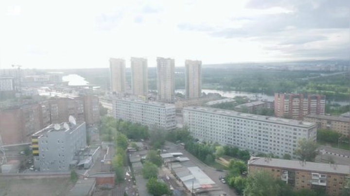 看看克市叶尼塞河风景。 2020-06-07 06点场