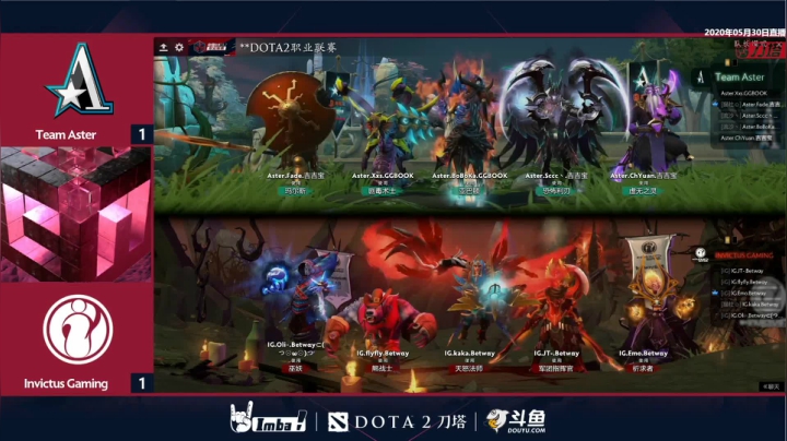 DOTA2职业联赛 IG-Aster#3