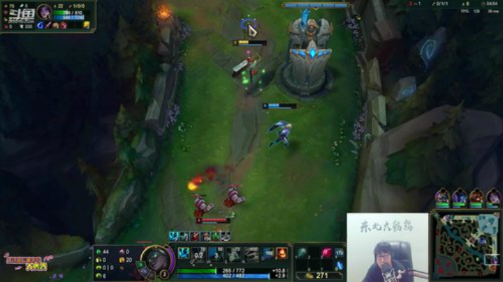 我在斗鱼看东北大鹌鹑直播英雄联盟