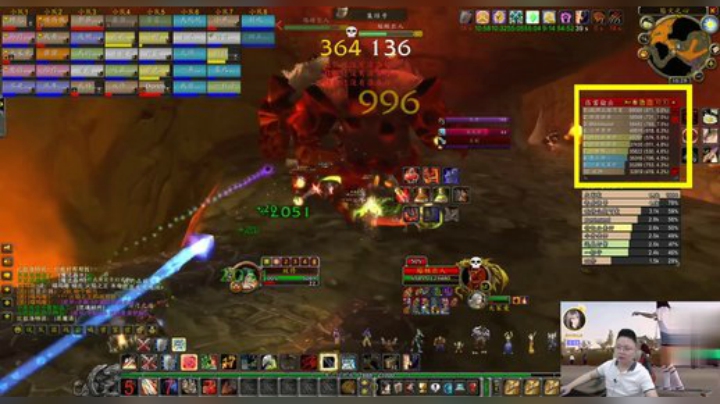 魔兽世界怀旧服：MC进门到老一打了50万伤害！满BUF狂暴战太恐怖