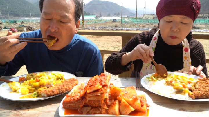 酥脆炸猪排与咖喱的组合搭配，不需要蘸料就很完美！