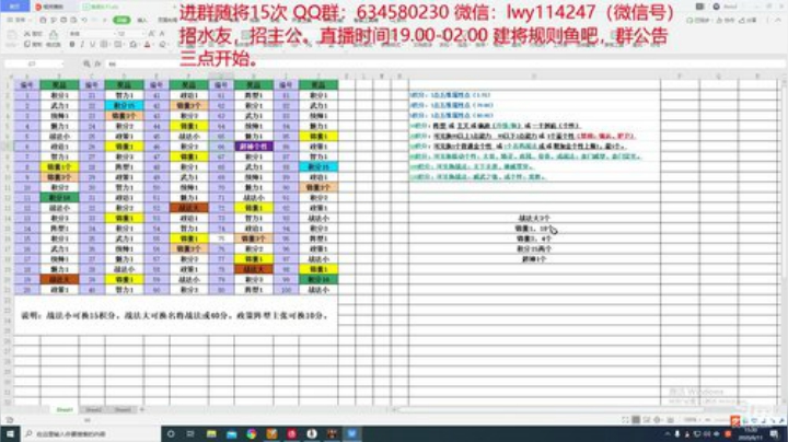 207个人赛揭幕战 2020-06-11 14点场