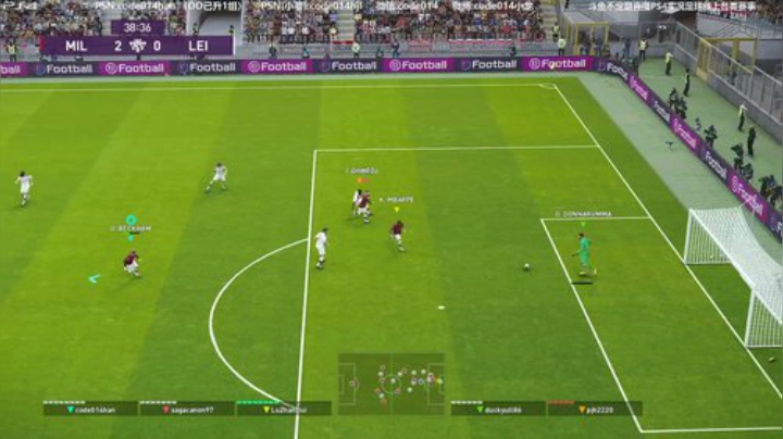 pes2020 实况足球 PS4在线对战 2020-06-12 21点场