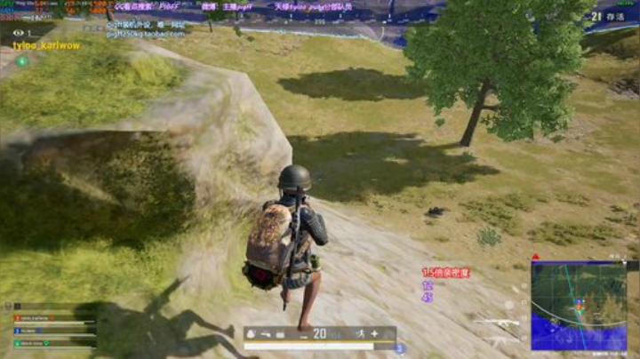 我在斗鱼看pigff直播绝地求生