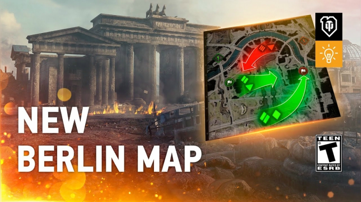 坦克世界 1.91柏林新地图 废墟中的战斗