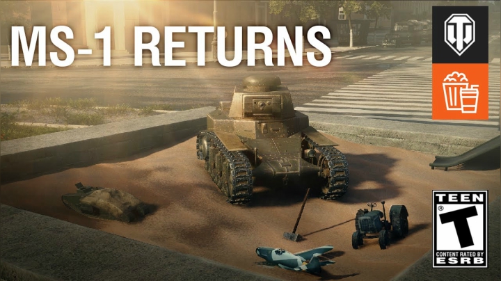 坦克世界 脑洞10级车 气垫MS-100气垫鼠